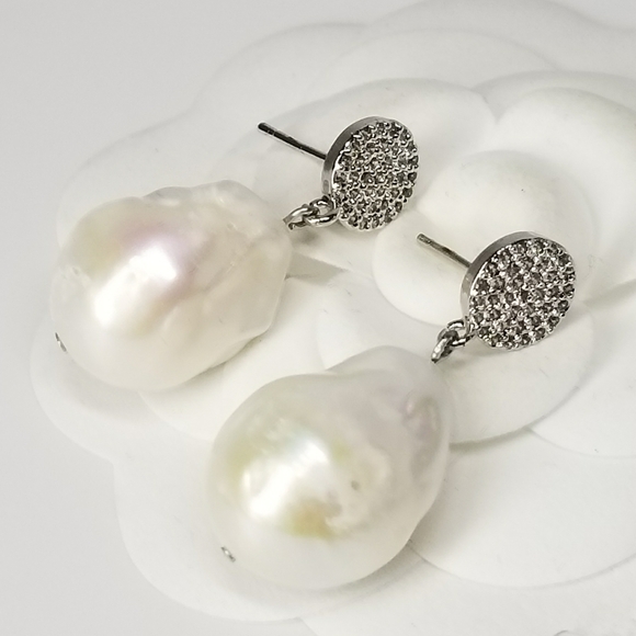 NWT Natural Freshwater Baroque White Pearls NEW - Picture 6 of 8